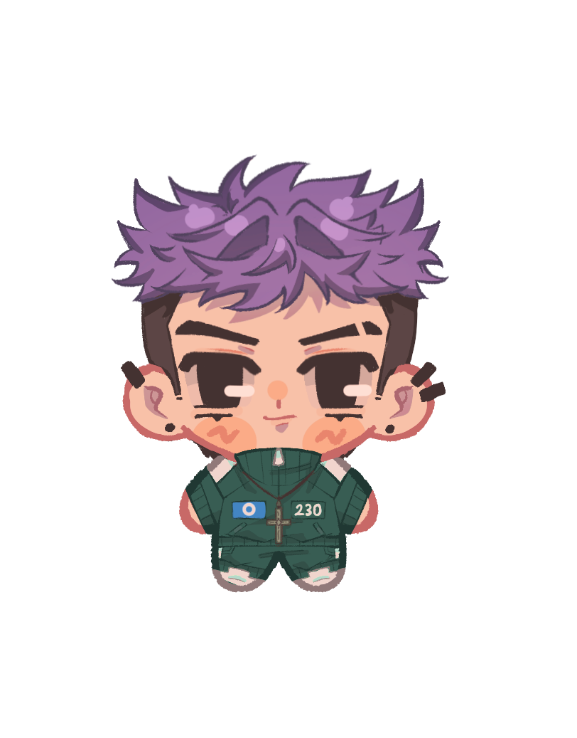 Thanos & Nam-Gyu Glitter Epoxy Acrylic Phone Charm Bundle - Image 5