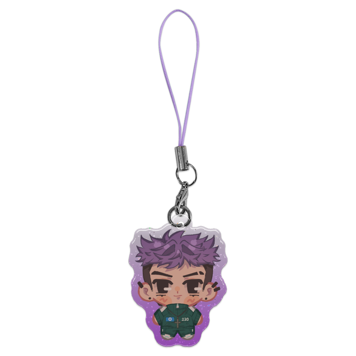 Thanos & Nam-Gyu Glitter Epoxy Acrylic Phone Charm Bundle - Image 3